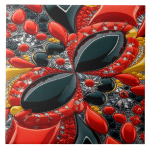 Tile with Germany Colors modern Design