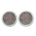 Tiled Brick Wall Urban Texture Pattern Cufflinks