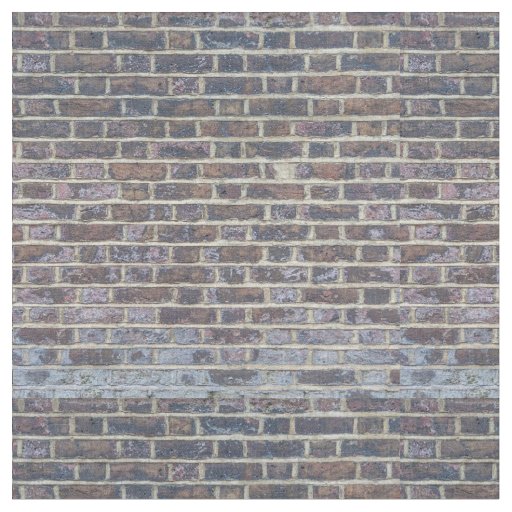 Tiled Brick Wall Urban Texture Pattern Fabric