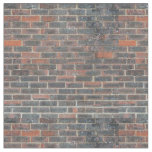 Tiled Brick Wall Urban Texture Pattern Fabric
