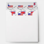 Tiled British by Birth American by Choice  Envelope