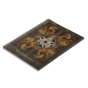 Tiled Fractal Pentacle Notebook
