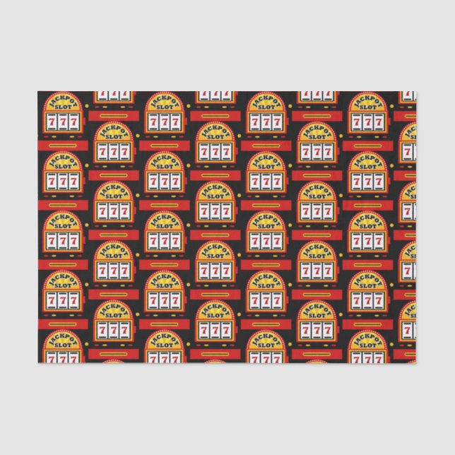 tiled gambling machine casino party tissue tissue paper (Front)