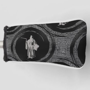 Tiled Grim Reaper Golf Head Cover by BlayzeInk at Zazzle