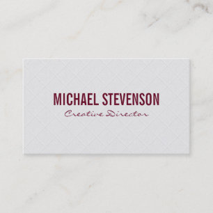Tiled II White Business Card