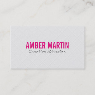 Tiled III White Business Card