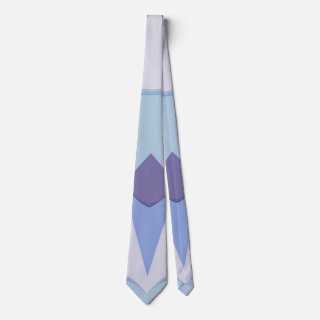 tiled pattern neck tie (Front)