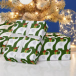 tiled white elephant party Christmas Wrapping Paper<br><div class="desc">tiled white elephant party Christmas Wrapping Paper</div>