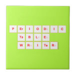 Periodic
 Table
 Writer  Tiles