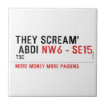 THEY SCREAM'  ABDI  Tiles