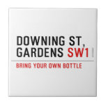 Downing St,  Gardens  Tiles