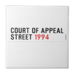 COURT OF APPEAL STREET  Tiles
