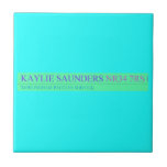 Kaylie Saunders  Tiles