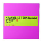 Khanyisile Tshabalala Street  Tiles