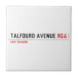 Talfourd avenue  Tiles
