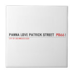 panna love patrick street   Tiles