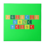 Periodic
 Table
 Writer  Tiles