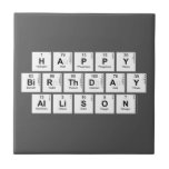 Happy
 Birthday
 Allison  Tiles