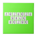 Periodic
 Table
 Writer  Tiles