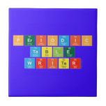 Periodic
 Table
 Writer  Tiles