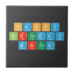 Happy
 Birthday
 MARTHA   Tiles