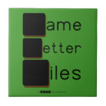 Game
 Letter
 Tiles  Tiles