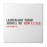 Laurenjade yusuf Jodrell rd  Tiles