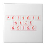 Periodic
 Table
 Writer  Tiles