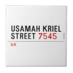 usamah kriel street  Tiles