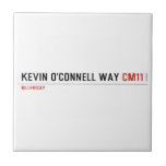 Kevin o'cONNELL WAY  Tiles