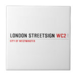 london streetsign  Tiles