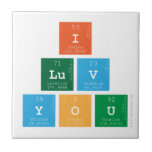 I 
 luv 
 You  Tiles