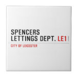Spencers Lettings Dept.  Tiles