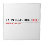 Taits Beach Road  Tiles