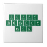 Happy
 Birthday
 Paula  Tiles