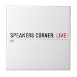 Speakers Corner:  Tiles