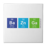 BaZnGa  Tiles