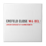 Crefeld Close  Tiles
