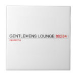Gentlemens Lounge  Tiles