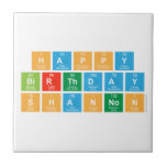 Happy
 Birthday
 Shannon  Tiles