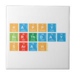 Happy
 Birthday
 Sarah  Tiles