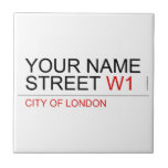 Your Name Street  Tiles