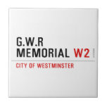 G.w.r memorial  Tiles