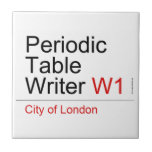 Periodic Table Writer  Tiles