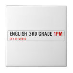 English 3rd grade  Tiles