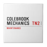 Colebrook Mechanics   Tiles