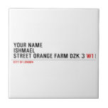 Your Name ishmael Street orange farm dzk 3  Tiles