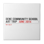 Dene community school art trip   Tiles