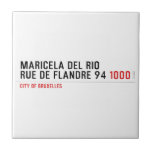 Maricela del Rio Rue de Flandre 94  Tiles
