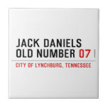 Jack Daniels Old Number  Tiles